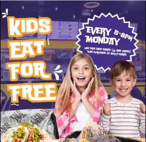 Kids Eat Free at Taco Bus